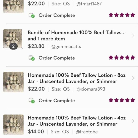 Tallow Face Serum Bars - Picture 5 of 6